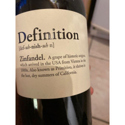 ZINFANDEL Définition 2018 California red wine 75 cl