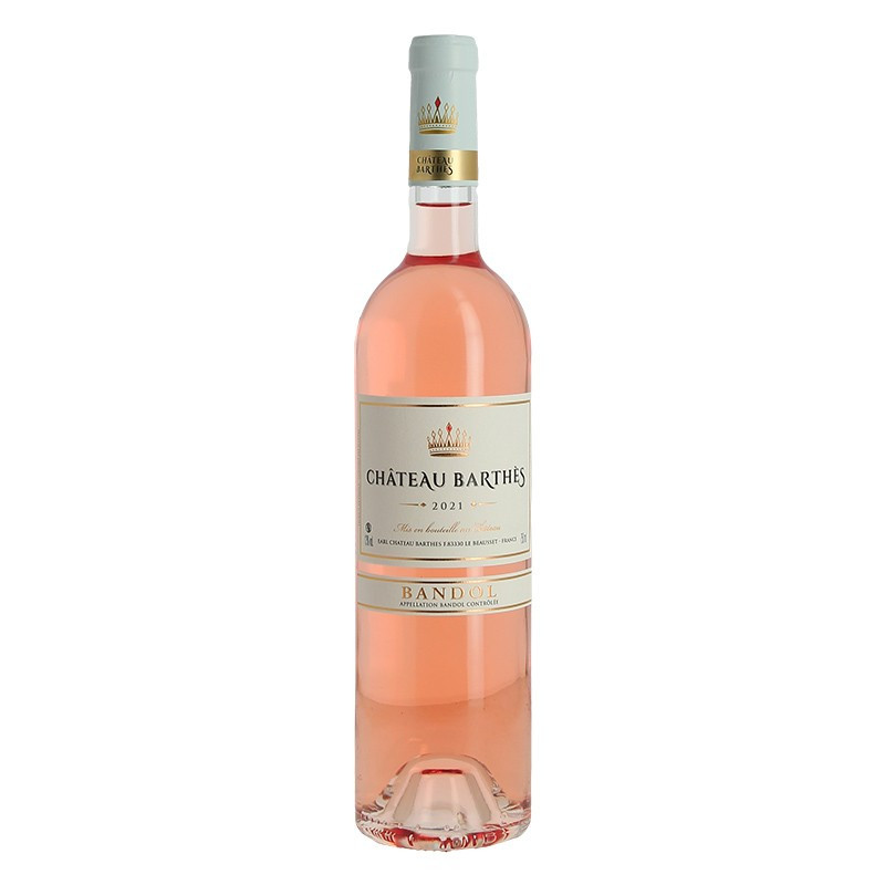 buy in calais Château BARTHES Bandol Rosé Provence Wine 2021 75 cl