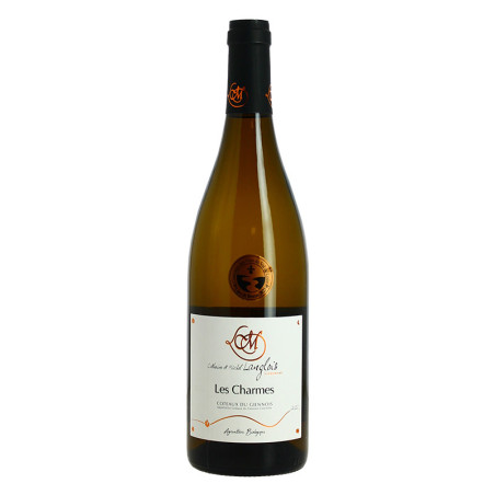 White Organic Coteaux du GIENNOIS 2024 Les CHARMES by Domaine LANGLOIS 75 cl