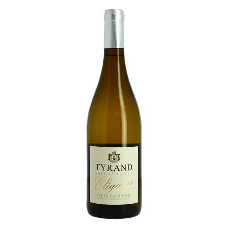 White Côtes du Rhône ELEGANCE 2023 by Charles TYRAND 75 cl