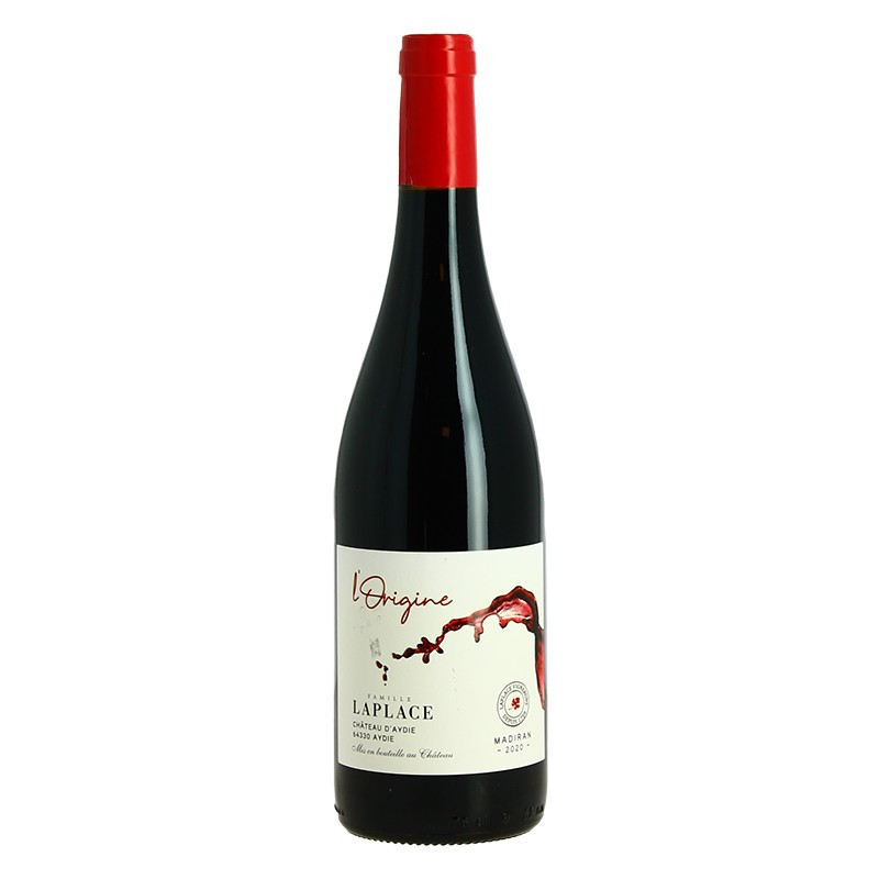 MADIRAN Red Wine L'Origine by Family Laplace du Château d'Aydie 2020 75 c
