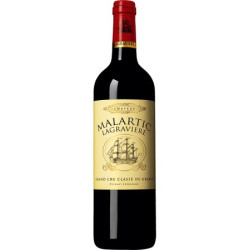 Château MALARTIC LAGRAVIERE Red Wine 2018 Pessac Léognan Grand Cru Classé de Graves 75 cl