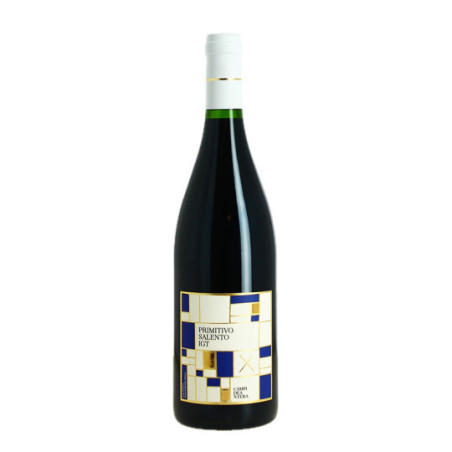 Italian Red Wine PRIMITIVO SALENTO Campi Deantera wine Estate