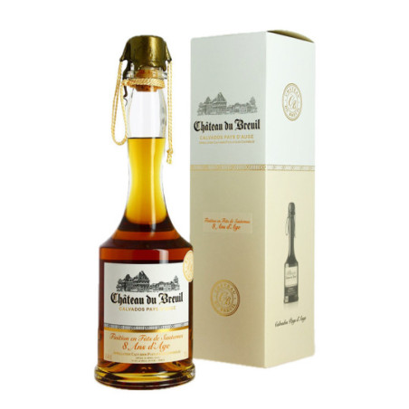 Château du BREUIL CALVADOS 8 Years Finished in SAUTERNES barrels 70 cl Château du BREUIL CALVADOS 8 Years Finished in SAUTERNES barrels 70 cl