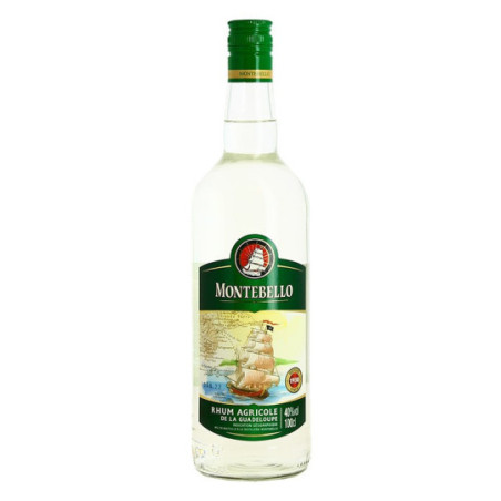 Montebello White 50° Agricultural Rum 1L Montebello White 50° Agricultural Rum 1L