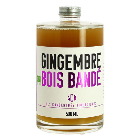 Organic GINGER Bois Bandé Concentrate 50 cl Organic GINGER Bois Bandé Concentrate 50 cl