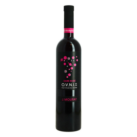 OVNI DARK Rosé Wine by Vignobles MOURAT 75 cl OVNI DARK Rosé Wine by Vignobles MOURAT 75 cl