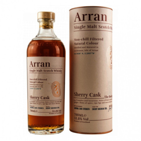 Whisky Single Malt ARRAN SHERRY CASK THE BODEGA 70CL 55.8° Whisky Single Malt ARRAN SHERRY CASK THE BODEGA 70CL 55.8°