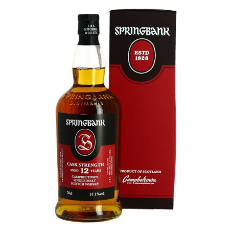 Springbank 12 years old cask Whiskey Single Malt Campbeltown 70 cl Springbank 12 years old cask Whiskey Single Malt Campbeltown 70 cl
