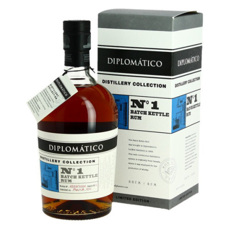 DIPLOMATICO N°1 BATCH KETTLE Distillery Collection Venezuelan Rum DIPLOMATICO N°1 BATCH KETTLE Distillery Collection Venezuelan Rum