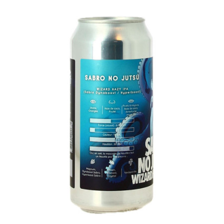 Beer SABRO NO JUTSU Wizard Hazy IPA 44 cl by Chromatique Brewery