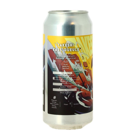 TAKESHI KASS GUEULE 44 cl Triple IPA craft beer by Brasserie Chromatique TAKESHI KASS GUEULE 44 cl Triple IPA craft beer by Brasserie Chromatique