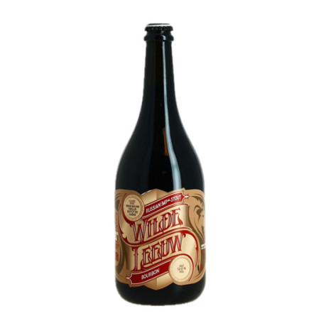 WILDE LEEUW Russian Imperial Stout BOURBON finish brown Beer 75CL