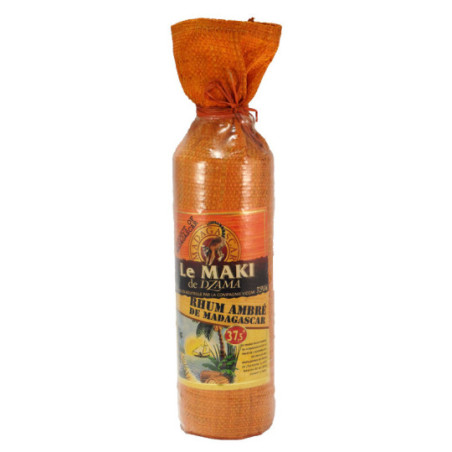 Rum DZAMA AMBRE LE MAKI 70cl Rum from Madagascar Rum DZAMA AMBRE LE MAKI 70cl Rum from Madagascar