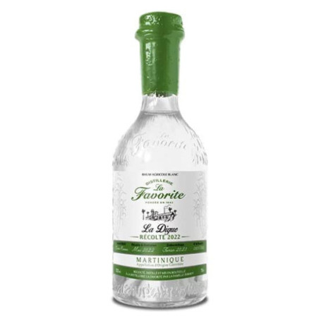 La Favorite La Digue white Rum 2022 52° 70 cl from Martinique La Favorite La Digue white Rum 2022 52° 70 cl from Martinique