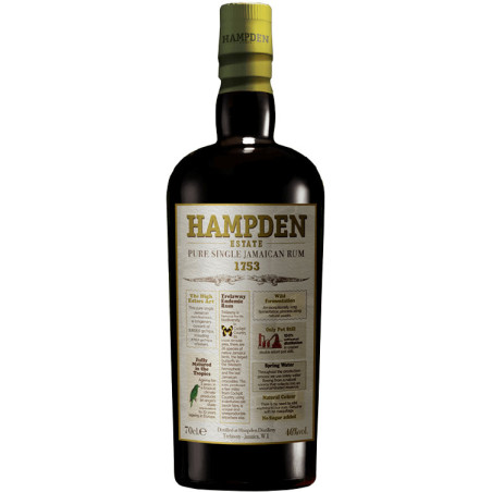 Hampden 1753 Jamaican Amber Rum 70 cl