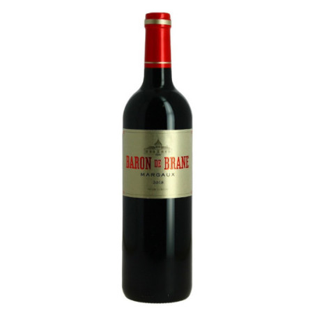 Baron de Brane 2018 Margaux Second Wine of Château Brane Cantenac Baron de Brane 2018 Margaux Second Wine of Château Brane Cantenac