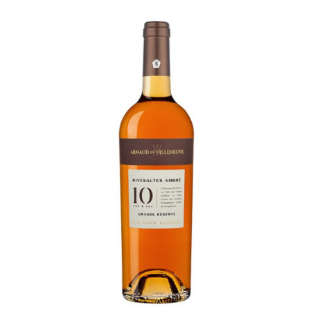 RIVESALTES AMBRE 10 YO Arnaud de Villeneuve Vin Doux Naturel 70 cl RIVESALTES AMBRE 10 YO Arnaud de Villeneuve Vin Doux Naturel 70 cl
