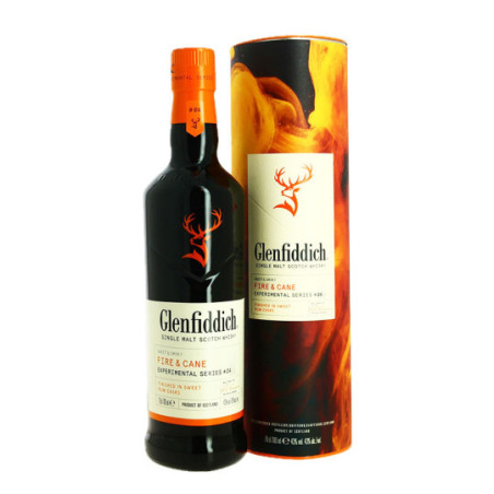 GLENFIDDICH FIRE & CANE Experimetal Series 4 Single Malt Rum Cask Finish 70 cl GLENFIDDICH FIRE & CANE Experimetal Series 4 Single Malt Rum Cask Finish 70 cl