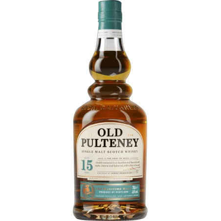 OLD PULTENEY 15 YO 70  Highlands Single Malt Scotch Whiskey 46°