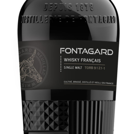 FONTAGARD Single Malt TORB 9121-1 French Peated Whiskey 70 cl