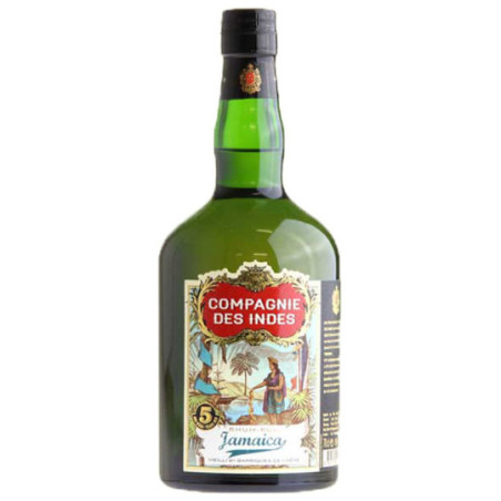 Rhum COMPAGNIE des INDES 5 YO from JAMAICA 70 cl Rhum COMPAGNIE des INDES 5 YO from JAMAICA 70 cl