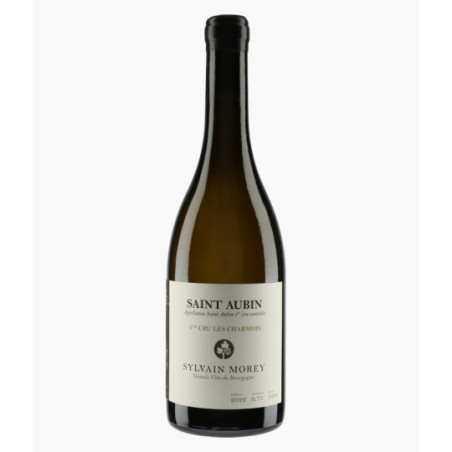 SYLVAIN MOREY Saint AUBIN Blanc 1er CRU Les CHARMOIS 2023 75 cl
