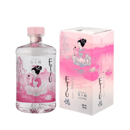 Japanese GIN ETSU EDITION SAKURA 70 cl Japanese GIN ETSU EDITION SAKURA 70 cl