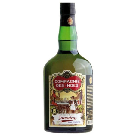 COMPAGNIE des INDES JAMAICAN rum NAVY STRENGTH 70cl 57°