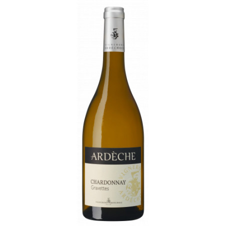 CHARDONNAY GRAVETTES White Wine from Vignerons Ardéchois 75 cl