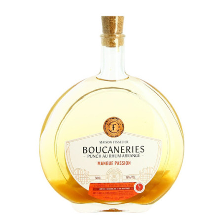 RUM PUNCH Mango Les  BOUCANERIES by Jacques FISSELIER 50 cl