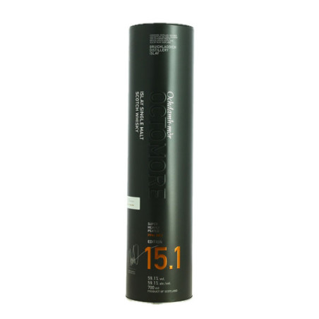 Octomore 15.1 – Peated single malt Scottish whiskey – 70 cl Bruichladdich Distillery 59.1° Octomore 15.1 – Peated single malt Scottish whiskey – 70 cl Bruichladdich Distillery 59.1°
