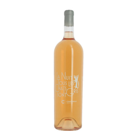 JEROBOAM of Rosé wine La NUIT Tous Les CHATS SONT GRIS JEROBOAM of Rosé wine La NUIT Tous Les CHATS SONT GRIS