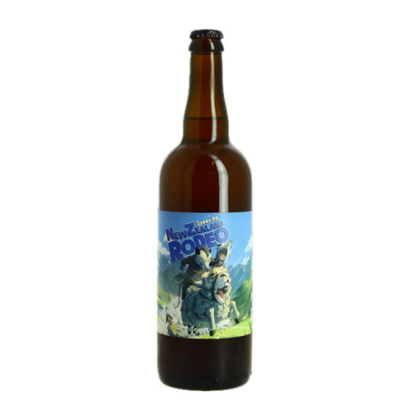 NEW ZEALAND RODEO Summer IPA Beer by Brewery Chromatique Brewery 75 cl NEW ZEALAND RODEO Summer IPA Beer by Brewery Chromatique Brewery 75 cl