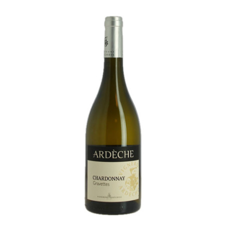 CHARDONNAY GRAVETTES White Wine from Vignerons Ardéchois 75 cl