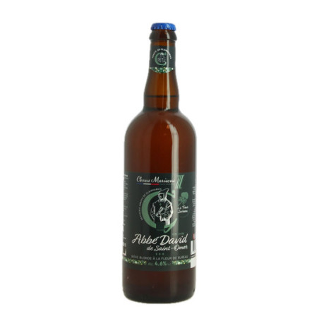 Abbé DAVID de St OMER Beer Blonde Beer with Elderflower 75 cl Abbé DAVID de St OMER Beer Blonde Beer with Elderflower 75 cl