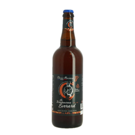 Hoppy Blonde Beer Le Bienheureux EVERARD 75cl Clairmarais Abbey Brewery Hoppy Blonde Beer Le Bienheureux EVERARD 75cl Clairmarais Abbey Brewery