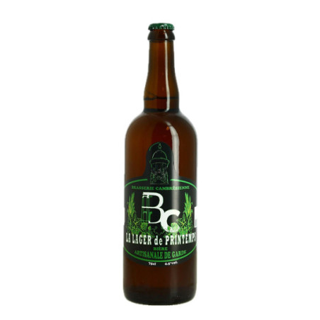 La Lager de Printemps Beer from Brasserie de Cambrai 75 cl La Lager de Printemps Beer from Brasserie de Cambrai 75 cl