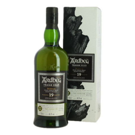 Single malt Whiskey ARDBEG TRAIGH BHAN 19 ANS BATCH N°1