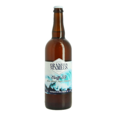Craft beer COEFF 85 by Brasserie GRANDES MAREES 75 cl Craft beer COEFF 85 by Brasserie GRANDES MAREES 75 cl