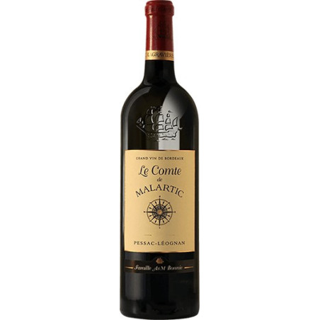 Le Comte de MALARTIC 2020 PESSAC LEOGNAN Red Second Wine of Château Malartic-Lagravière