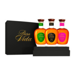 PURA VIDA Rum Gift Set 3x20...