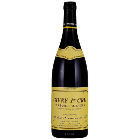 GIVRY Red 1er Cru BOIS GAUTHIER 2023 by Michel SARRAZIN Burgundy Red 75 cl