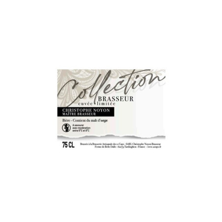 Red Beer COLLECTION BRASSEUR by Noyon  Brewery 75 CL