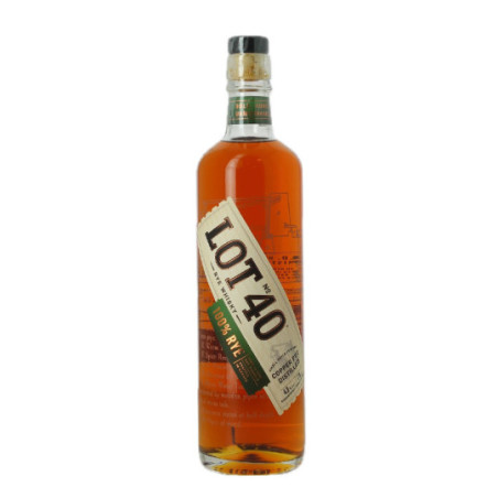 LOT 40 Copper pot Distilled Canadian Rye Whiskey 70 cl