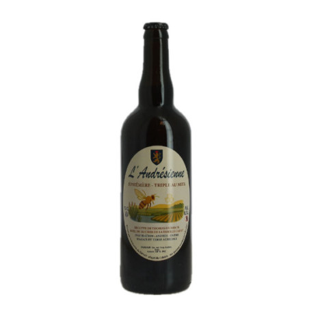 L'ANDRESIENNE L'EPHEMERE Triple Honey Beer 75 cl 8.5°