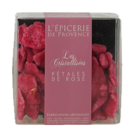 Crystallised ROSE petals in sugar 75 g
