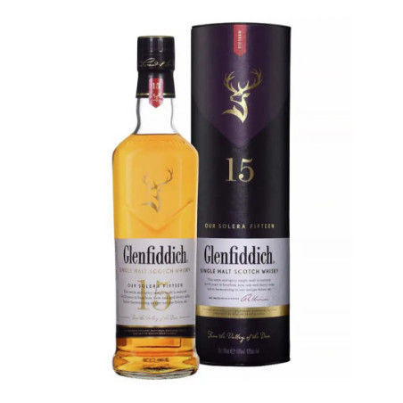 GLENFIDDICH SOLERA RESERVE Solera 15 YO 70 cl Speyside Single Malt Whiskey