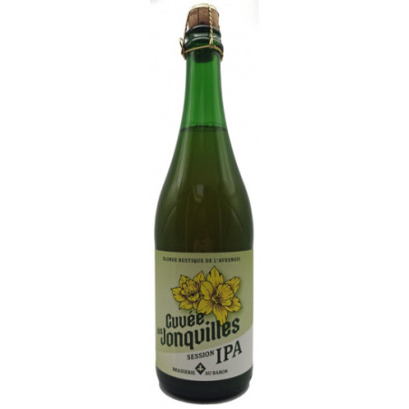 IPA Beer Cuvée des JONQUILLES 75 cl by la Brasserie Au Baron