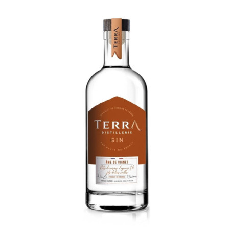 French GIN AME de VIGNES Distillery TERRA  70 cl